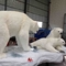 Ukuran Kehidupan Animatronik Realistis Beruang Kutub Disesuaikan Tersedia Garansi 12 Bulan